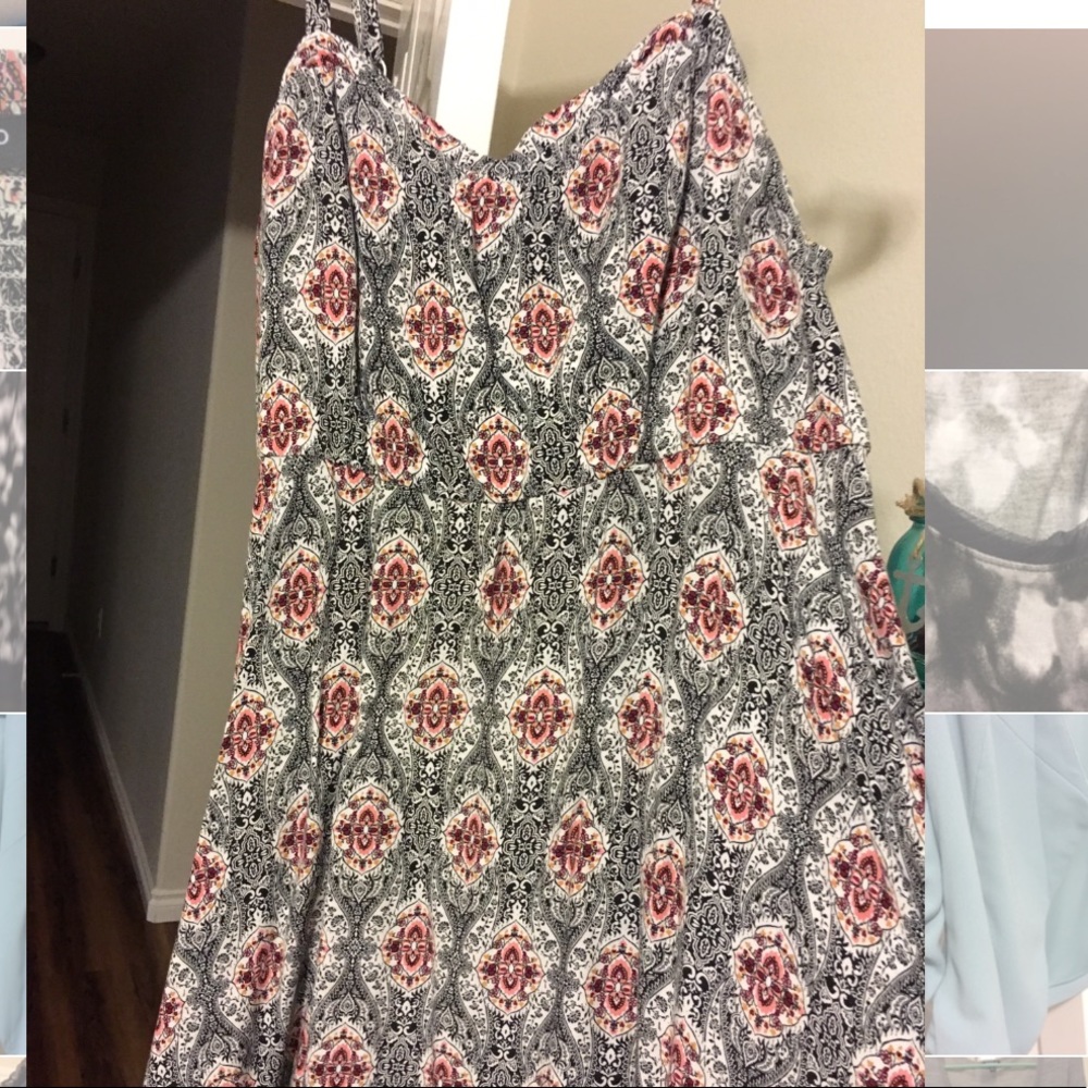 Torrid Paisley Challis Midi Dress